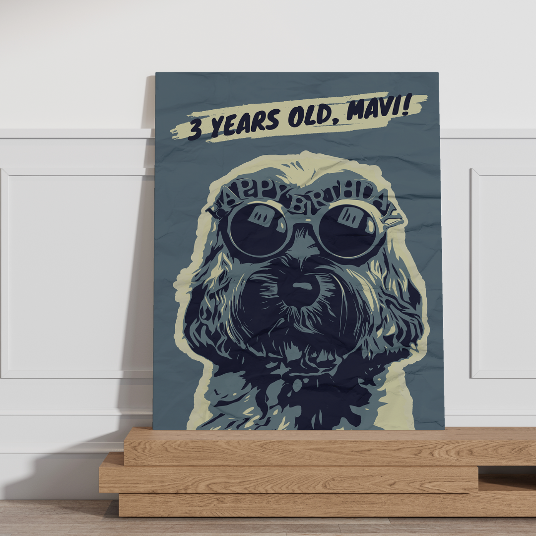 Gepersonaliseerd Pop Art Canvas – Persoonlijk Wanddecoratie Cadeau