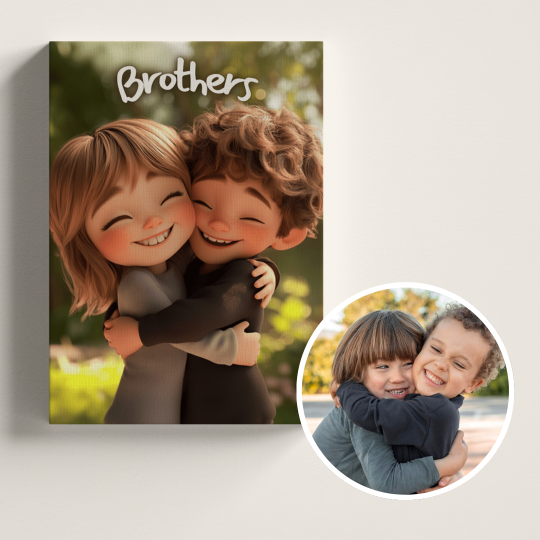 Gepersonaliseerd Canvas in Cartoonstijl