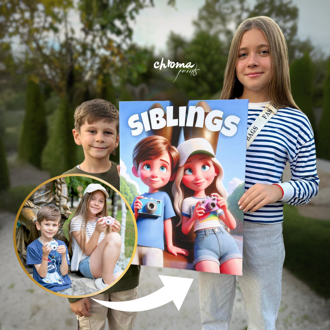 Gepersonaliseerd Canvas in Cartoonstijl